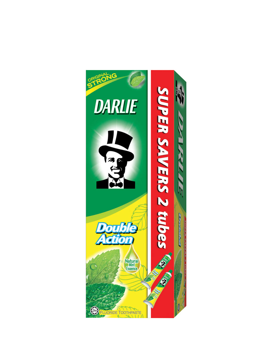 DARLIE DOUBLE ACTION TOOTHPASTE ORIGINAL 225GX2 – Village Grocer ...