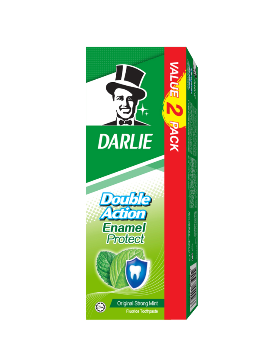 DARLIE DOUBLE ACTION TOOTHPASTE ORIGINAL 225GX2 – Village Grocer ...