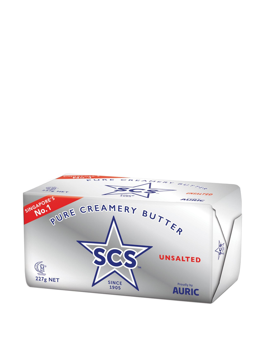 SCS BUTTER-UNSALTED 225G – Village Grocer - Tamarind Square