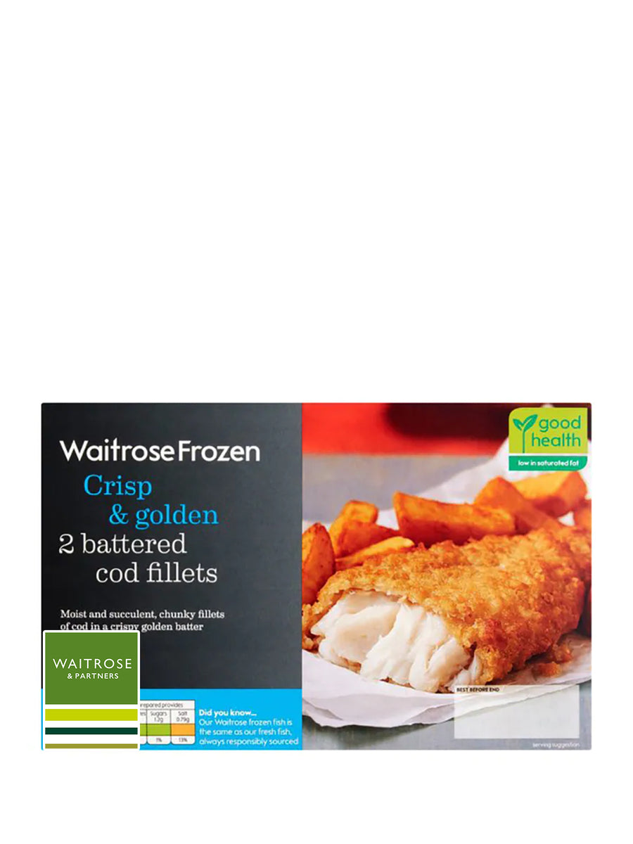 WAITROSE 2 BREADED COD FILLET 300G – Village Grocer - Tamarind Square